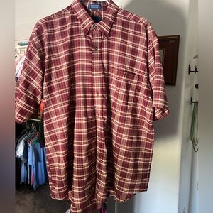 Vintage TownCraft Short Sleeve Button Up (Large)